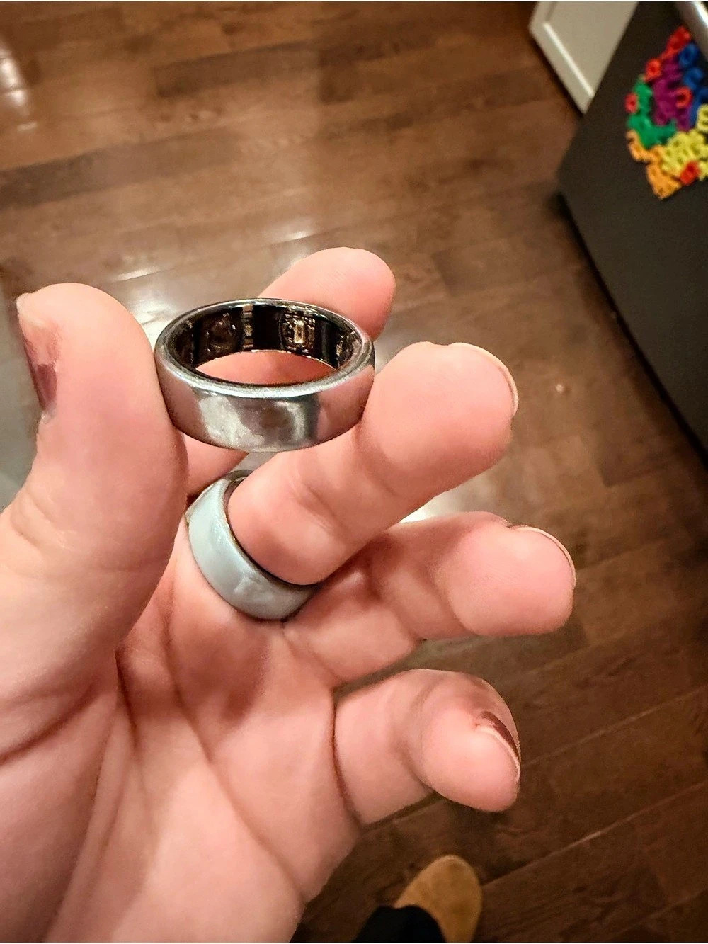 Oura Ring Gen3 Horizon Silver Ring - Picture 5 of 5